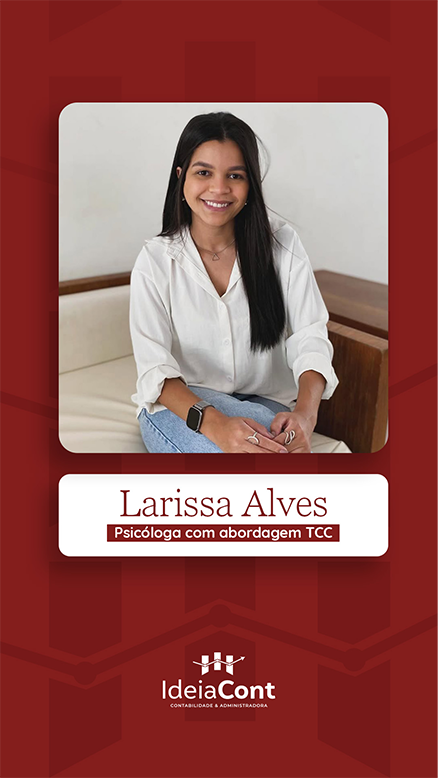 Larissa Alves - Psicóloga com abordagem TCC